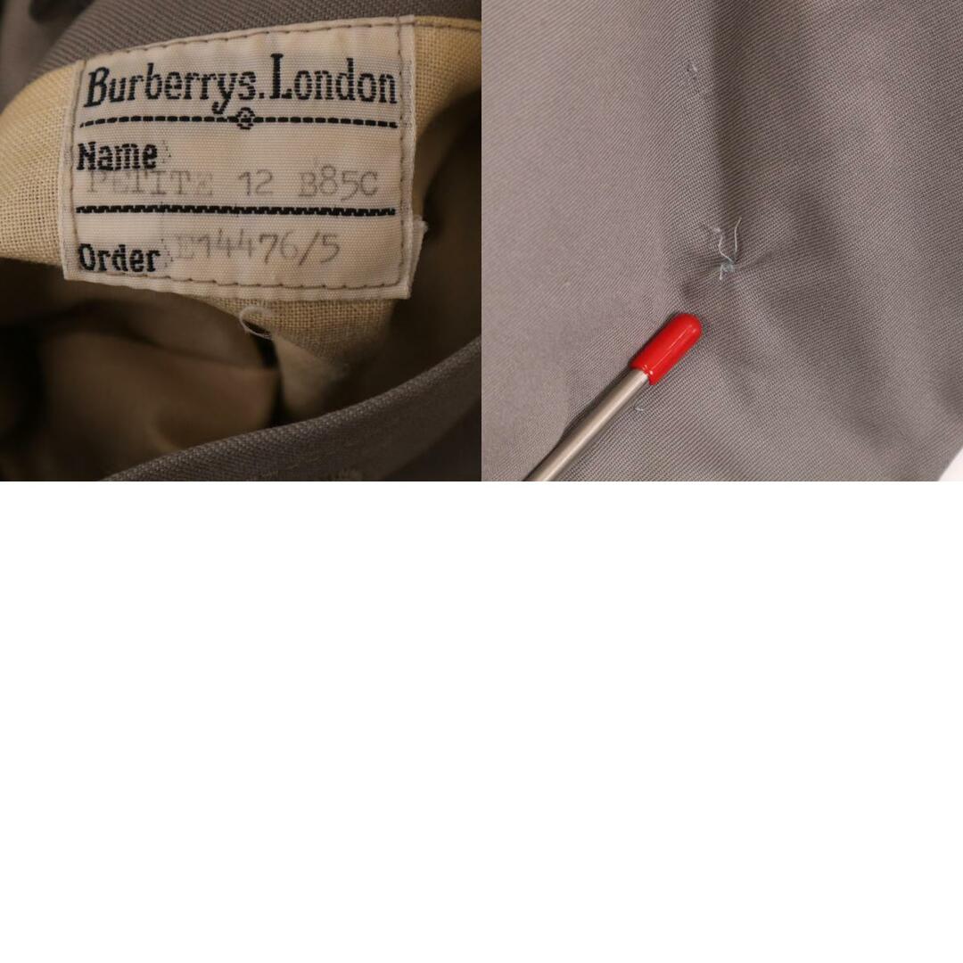 BURBERRY(バーバリー)のバーバリー グレー 408288 ロング ヴィンテージ トレンチコート 表記無し レディースのジャケット/アウター(その他)の商品写真