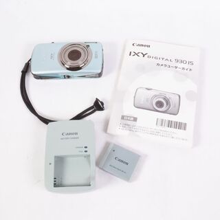 Canon　キャノン　コンパクト　デジタルカメラ　IXY　イクシー　930IS　ライトブルー　⑬(コンパクトデジタルカメラ)