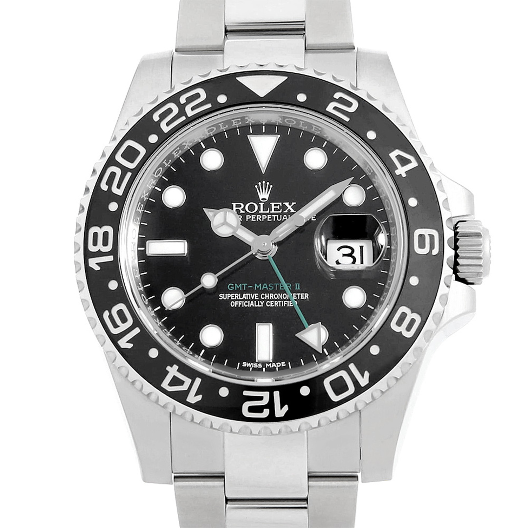 ROLEX(ロレックス)のロレックス GMTマスターII 116710LN ブラック ランダム番 メンズ 中古 腕時計 メンズの時計(腕時計(アナログ))の商品写真