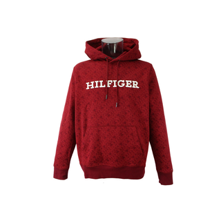 トミーヒルフィガー(TOMMY HILFIGER)のTOMMY HILFIGER トミー フーディー パーカー海外限定 レッド XL(パーカー)