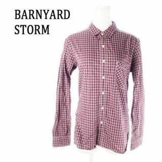 BARNYARDSTORM - バンヤードストーム 長袖シャツ チェック 2 赤 210322MN1A