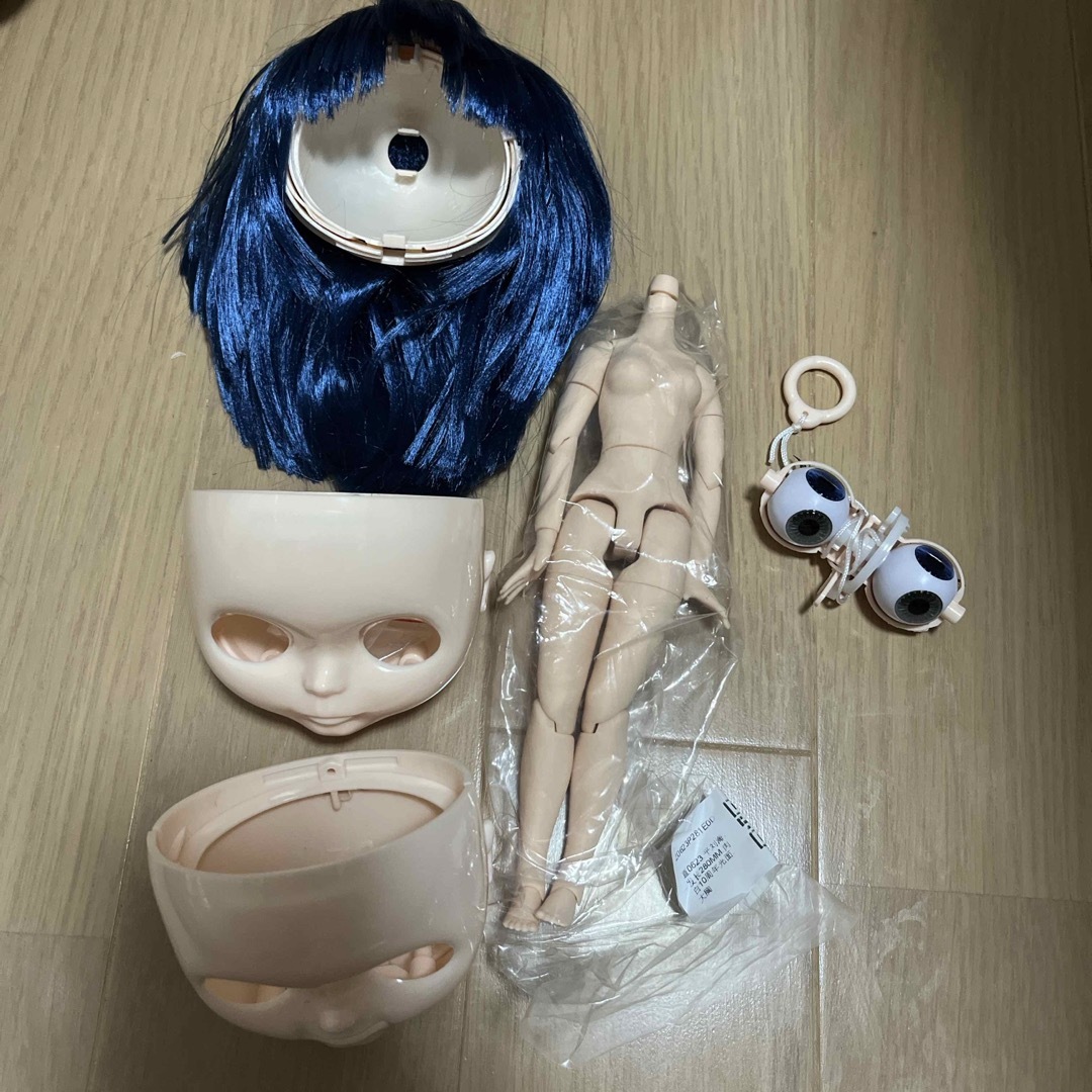 アイシードール パーツセット(ノーマルフェイス、にっこりフェイス) ハンドメイドのぬいぐるみ/人形(人形)の商品写真