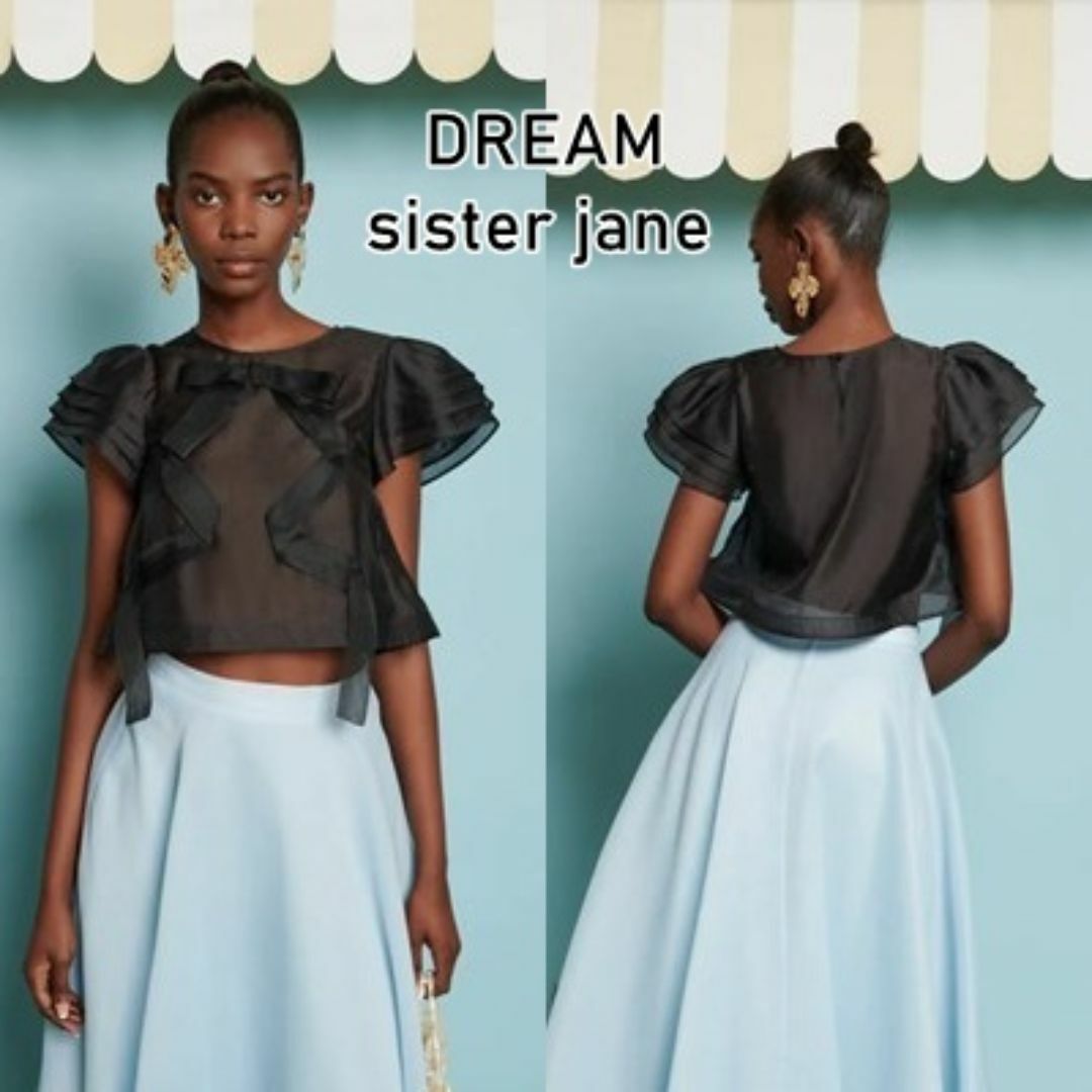 sister jane(シスタージェーン)のDREAM Sister Jane リボンデザイン ブラウス レディースのトップス(シャツ/ブラウス(半袖/袖なし))の商品写真