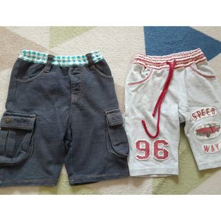 エフオーキッズ(F.O.KIDS)の🌸90　ハーフパンツ　半ズボン2枚♪　F.O.KIDS、JUNKSTORE(パンツ/スパッツ)