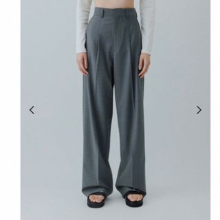 ジルサンダー(Jil Sander)のyo BIOTOP High waist slacks ハイウエスト スラックス(カジュアルパンツ)