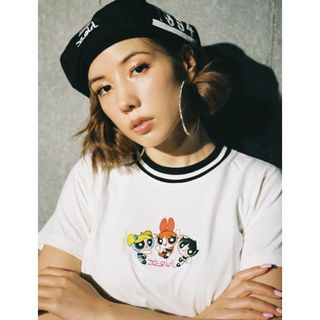 X-girl - 【x-girl】パワーパフガールズ　コラボtシャツ（黒）