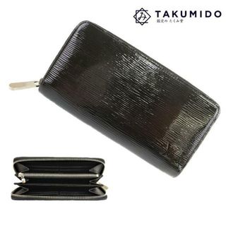 ルイヴィトン(LOUIS VUITTON)のルイヴィトン ラウンドファスナー長財布 ジッピーウォレット 中古 M6007N エピ ノワールエレクトリック LOUIS VUITTON 【中古】 | ロングウォレット ブランド シンプル 黒 ビトン Lv ファッション ABランク(長財布)