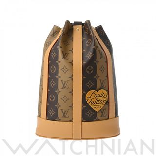 ルイヴィトン(LOUIS VUITTON)の中古 ルイ ヴィトン LOUIS VUITTON M45968 RFIDタグ(ICチップ) メンズ ショルダーバッグ モノグラム ブラウン モノグラムストライプキャンバス(ショルダーバッグ)