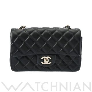 CHANEL - 中古 シャネル CHANEL A69900 ランダム品番 レディース ショルダーバッグ ブラック /ゴールド金具 ラムスキン