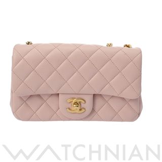 CHANEL - 中古 シャネル CHANEL ランダム品番 レディース ショルダーバッグ ピンク /ゴールド金具 ラムスキン