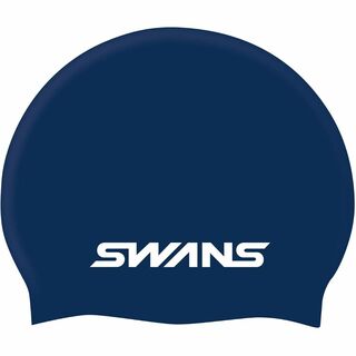 色:NAVSWANSスワンズ スイムキャップ スイミング シリコーンキャップ(その他)