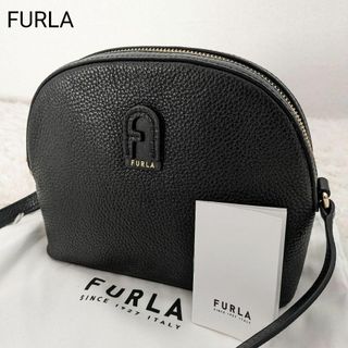 フルラ(Furla)の未使用✨フルラ アテナ 黒 ショルダーバッグ アーチロゴ クロスボディ 現行(ショルダーバッグ)