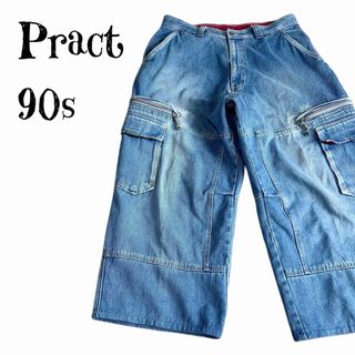 COOGI - 入手困難★PRACT プラクト 90s 極太 バギーデニムパンツ HIP HOP