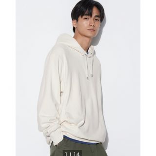 ユニクロ(UNIQLO)のユニクロ スウェットプルパーカ 男女兼用M(パーカー)