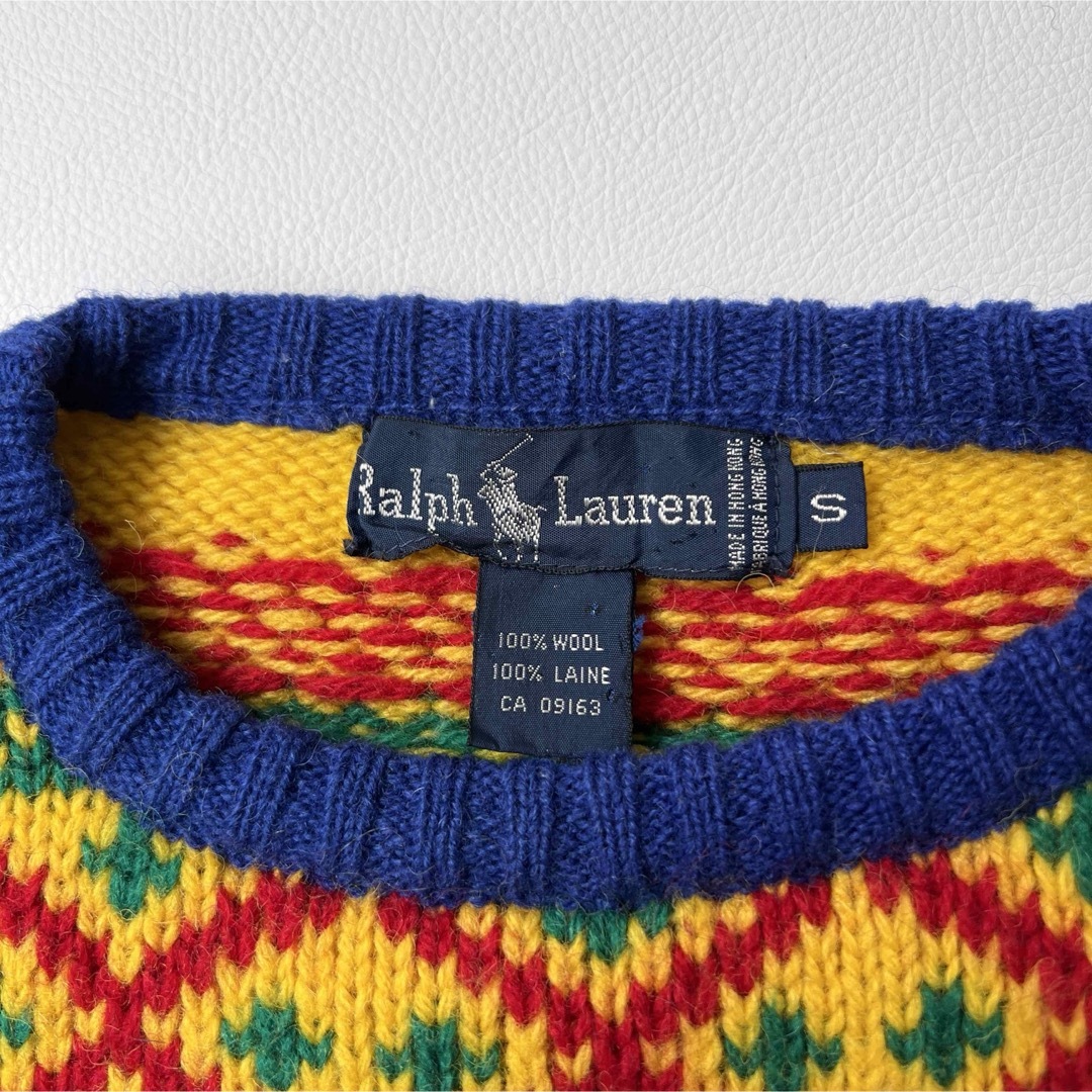 Ralph Lauren(ラルフローレン)のRalph Lauren ラルフローレン　ニット　セーター　総柄　肉厚 レディースのトップス(ニット/セーター)の商品写真