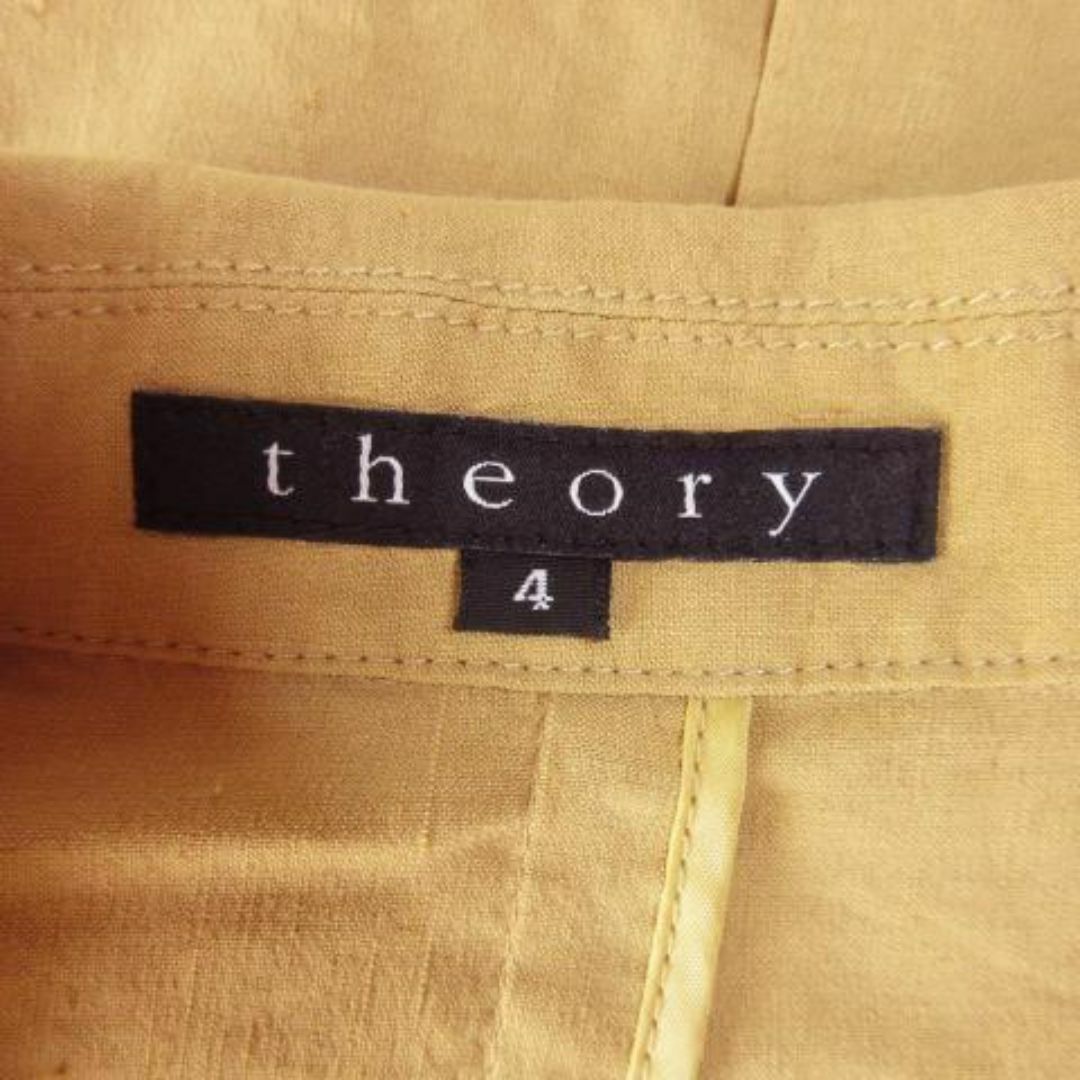 theory(セオリー)のセオリー ジャケット シャツ 長袖 4 ベージュ 210408YH9A レディースのジャケット/アウター(その他)の商品写真