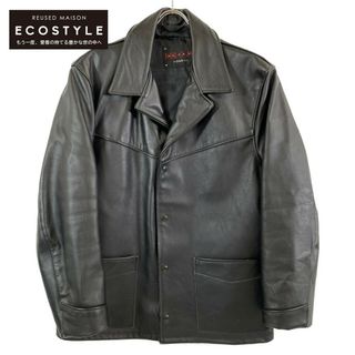 ショット(schott)のショット ブラック DUROJAC レザーコート 42(その他)