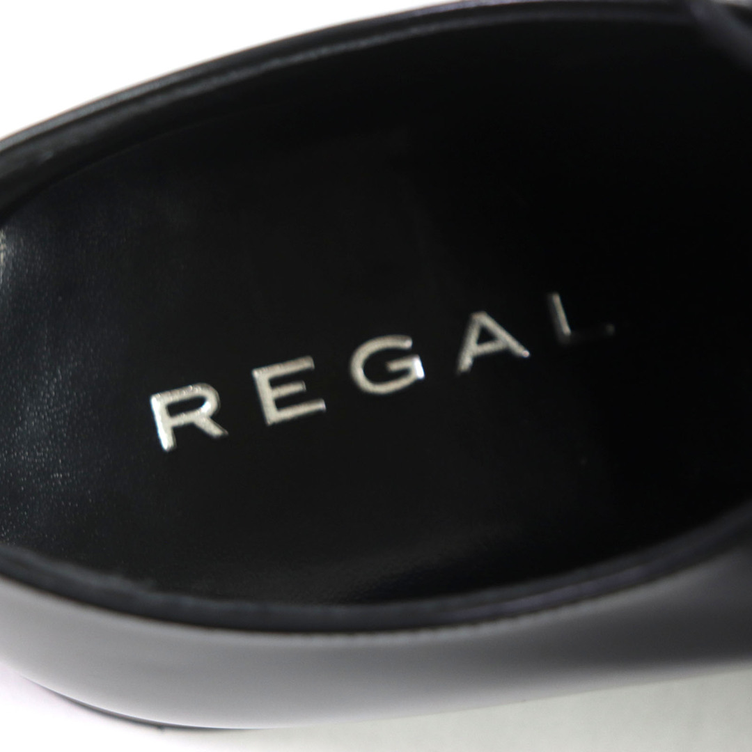 REGAL(リーガル)の未使用品▼REGAL リーガル Uチップ レースアップ レザーシューズ ブラック 25 箱付き 日本製 メンズ ビジネス◎ メンズの靴/シューズ(ドレス/ビジネス)の商品写真