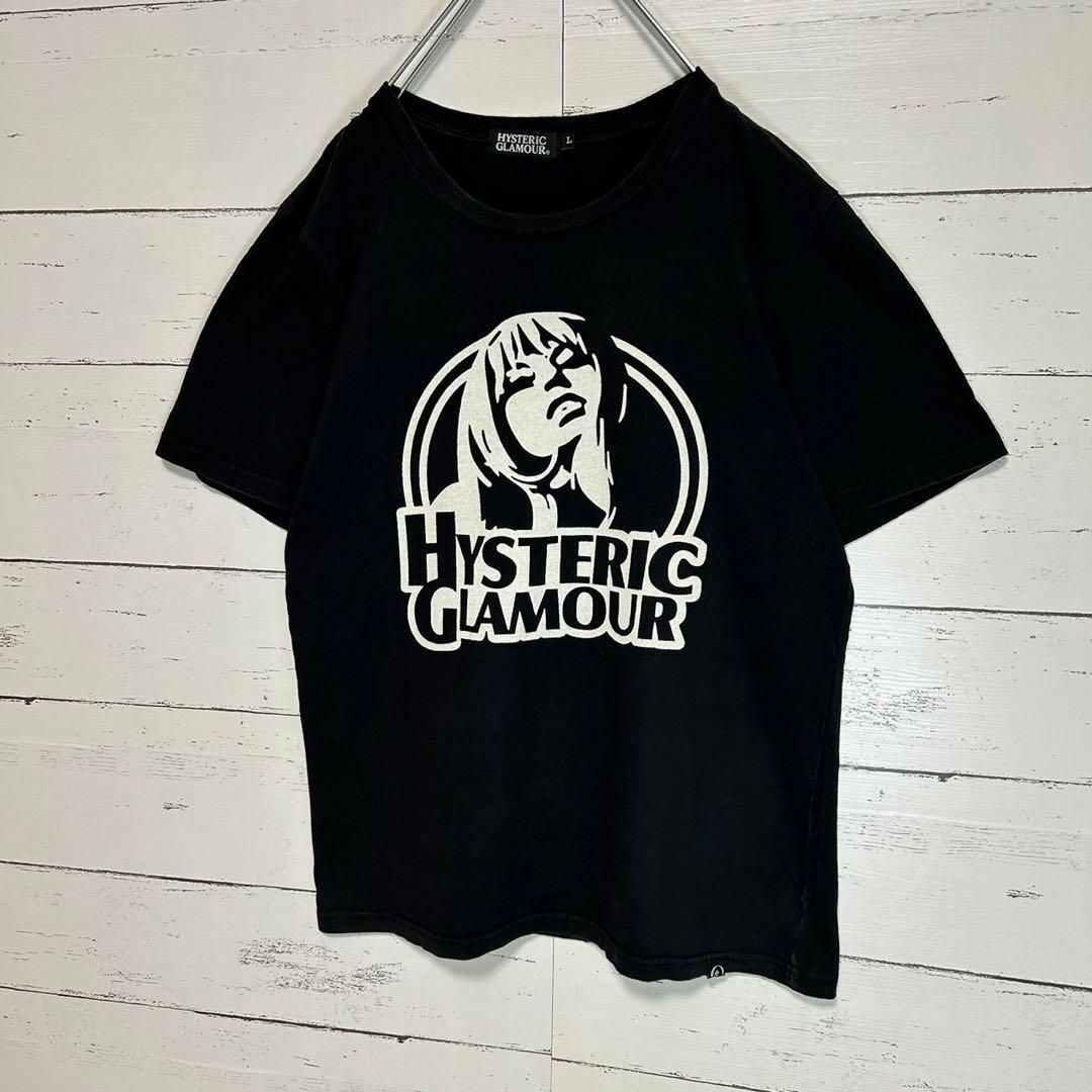 HYSTERIC GLAMOUR(ヒステリックグラマー)の【希少モデル】ヒステリックグラマー☆ヒスガール Tシャツ 即完売 Lサイズ 黒 メンズのトップス(Tシャツ/カットソー(半袖/袖なし))の商品写真