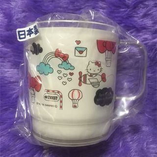 しまむら新品×ハローキティプラスチックマグカップ白