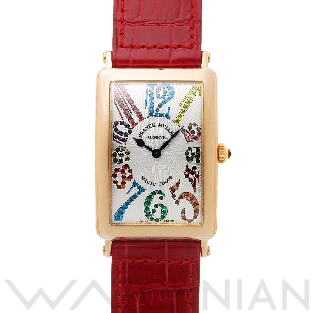 FRANCK MULLER(フランクミュラー)の中古 フランクミュラー FRANCK MULLER 1002QZ MAGIC COLOR シルバー メンズ 腕時計 メンズの時計(腕時計(アナログ))の商品写真