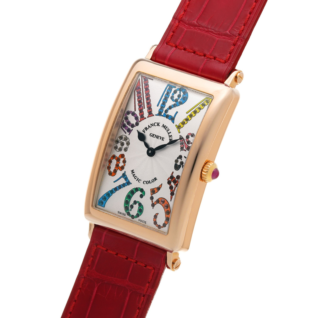 FRANCK MULLER(フランクミュラー)の中古 フランクミュラー FRANCK MULLER 1002QZ MAGIC COLOR シルバー メンズ 腕時計 メンズの時計(腕時計(アナログ))の商品写真