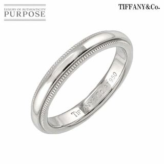 ティファニー(Tiffany & Co.)のティファニー TIFFANY&CO. ミルグレイン 9号 リング 幅3mm Pt プラチナ 指輪 VLP 90201034(リング(指輪))