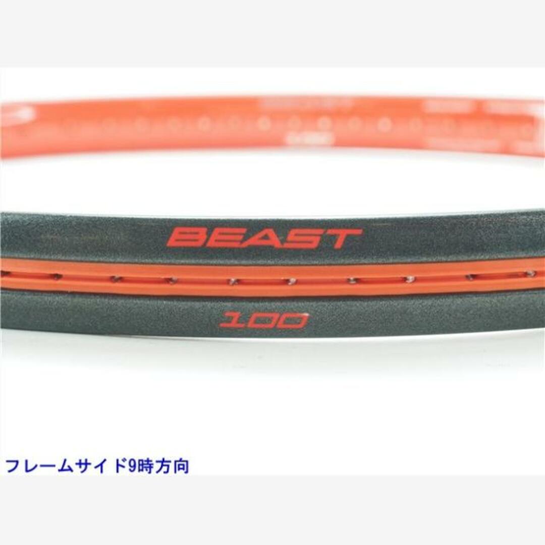 Prince(プリンス)の中古 テニスラケット プリンス ビースト 100 (300g) 2017年モデル (G2)PRINCE BEAST 100 (300g) 2017 スポーツ/アウトドアのテニス(ラケット)の商品写真