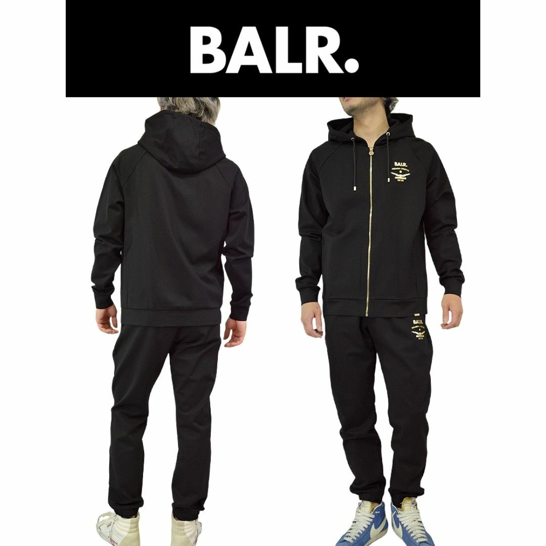 BALR ボーラー ゴールドエンブレム 2点 セットアップ 上下セット XL メンズのトップス(その他)の商品写真