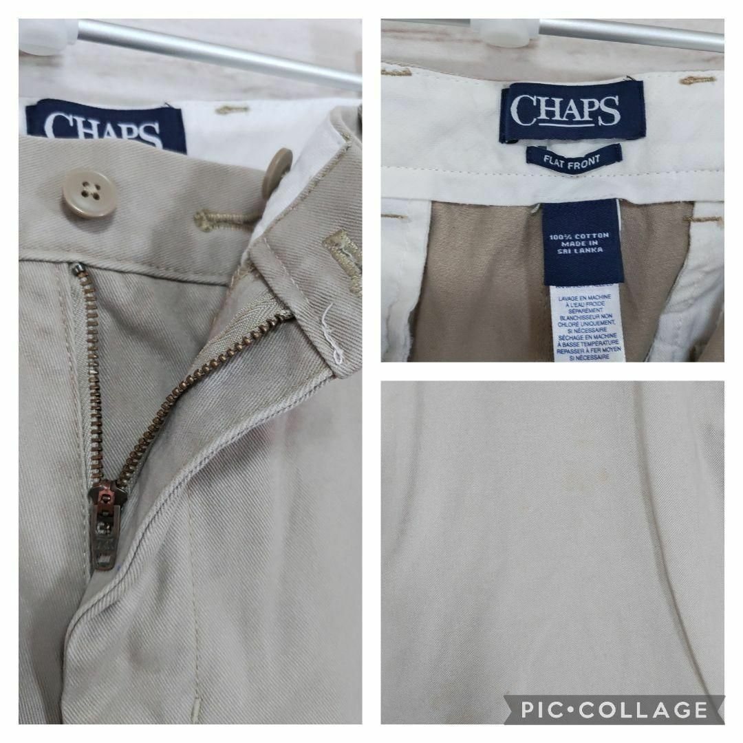 CHAPS(チャップス)のCHAPS　チャップス　34×30　古着　コットンパンツ　チノパンツ　ワーク メンズのパンツ(チノパン)の商品写真