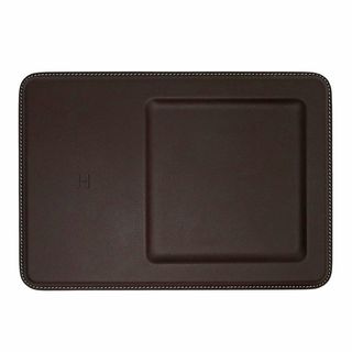 エルメス(Hermes)のエルメス ヴィド ポッシュ ワイヤレス充電器 ヴォルトH トリヨンH ショコラ ブラウン 茶 シルバー金具 保証書 箱付 HERMES（未使用　展示品）(その他)