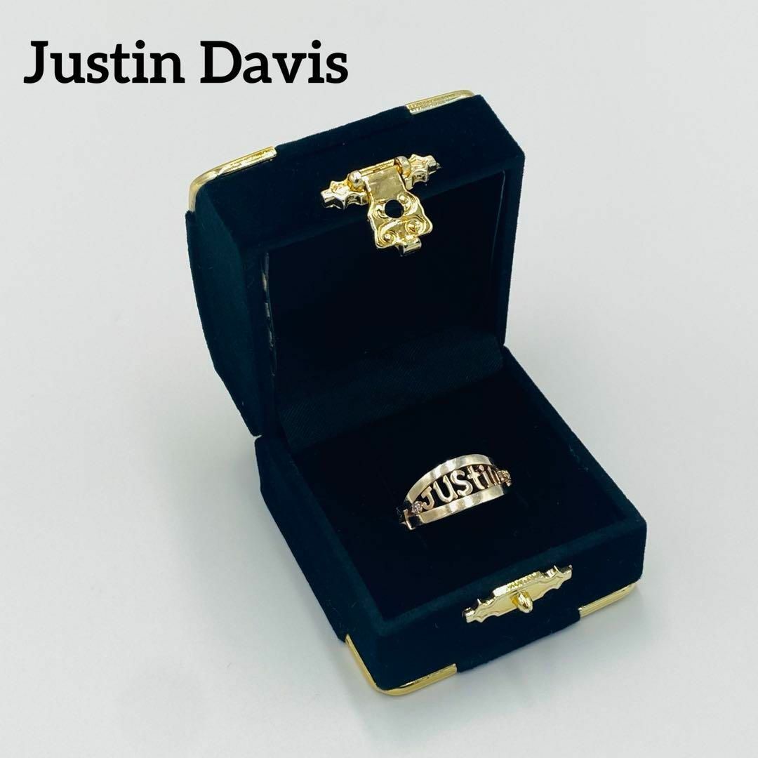 Justin Davis(ジャスティンデイビス)の★Justin Davis★ 指輪 クラウン 王冠 星 ストーン ゴールド 9号 レディースのアクセサリー(リング(指輪))の商品写真