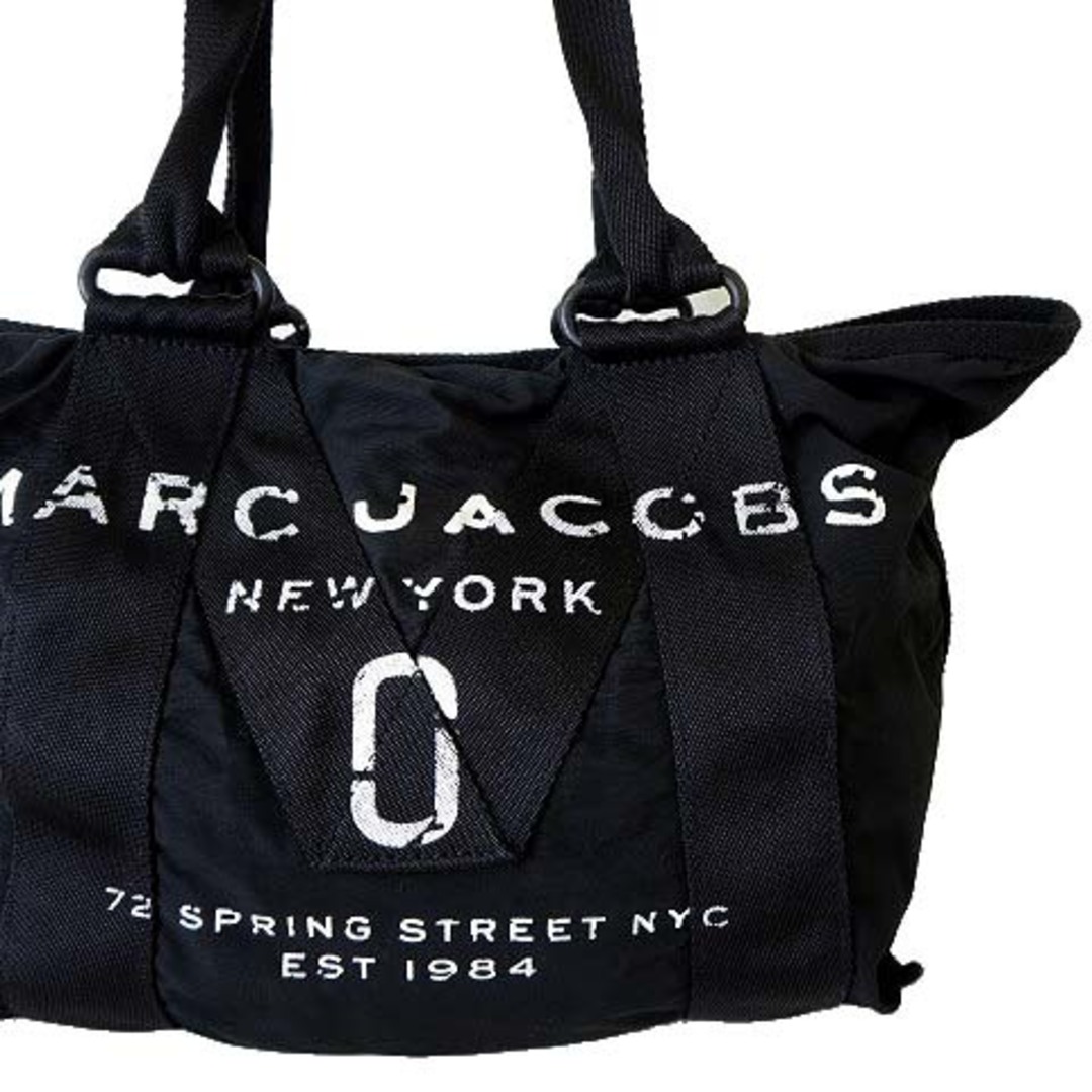MARC JACOBS(マークジェイコブス)のマークジェイコブス トートバッグ ショルダーバッグ ナイロン キャンバス 黒 鞄 レディースのバッグ(トートバッグ)の商品写真