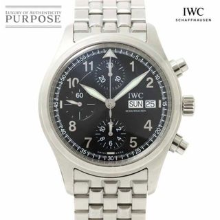 インターナショナルウォッチカンパニー(IWC)のIWC スピットファイア IW370618 クロノグラフ メンズ デイデイト 自動巻き インターナショナル ウォッチ カンパニー Spitfire VLP 90229180(腕時計(アナログ))