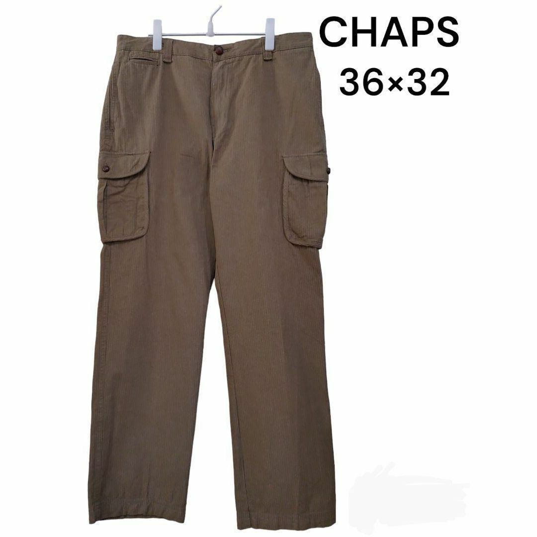 CHAPS(チャップス)のCHAPS　チャップス　古着　36×32　コットンパンツ　カーゴパンツ　くるみ メンズのパンツ(その他)の商品写真