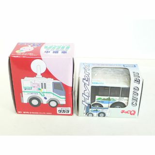 タカラトミー(Takara Tomy)のチョロQ　北海道中央バス　山口朝日放送　テレビ中継車(ミニカー)