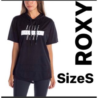 Roxy - ロキシーROXYレディースフィットネスウェアフーディTシャツマリンウェア　