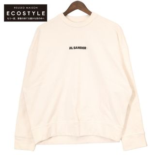 ジルサンダー(Jil Sander)のジルサンダー JPPS707513 ホワイト コットン ロゴスウェット XS(タイツ/ストッキング)