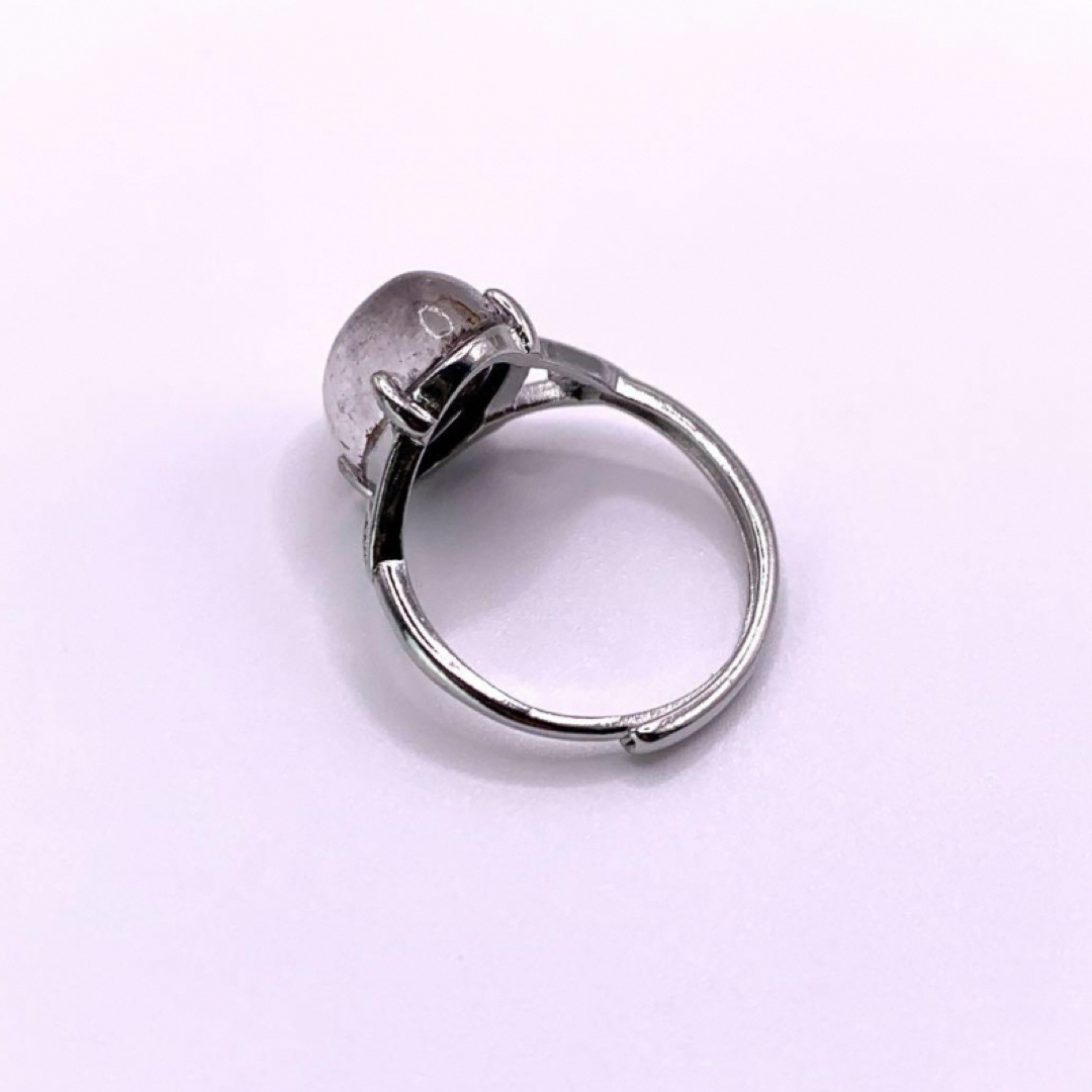 ガーデンクォーツ　庭園水晶  ピンク　ブラウン　パワーストーン　リング　指輪 レディースのアクセサリー(リング(指輪))の商品写真