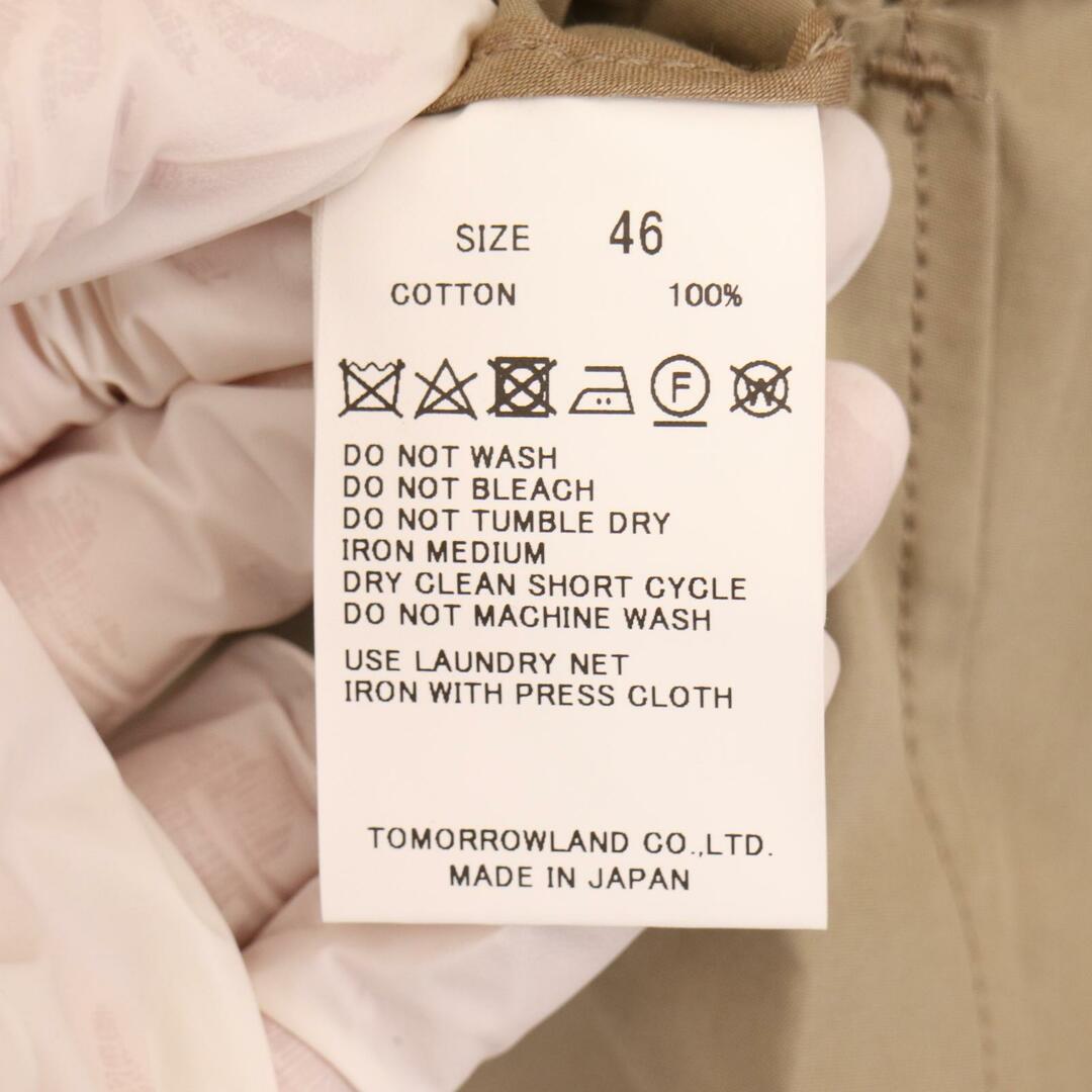 トゥモローランドピルグリム コットンタイプライター シングル2Bテーラードジャケット BORGHI生地 46 メンズのジャケット/アウター(テーラードジャケット)の商品写真