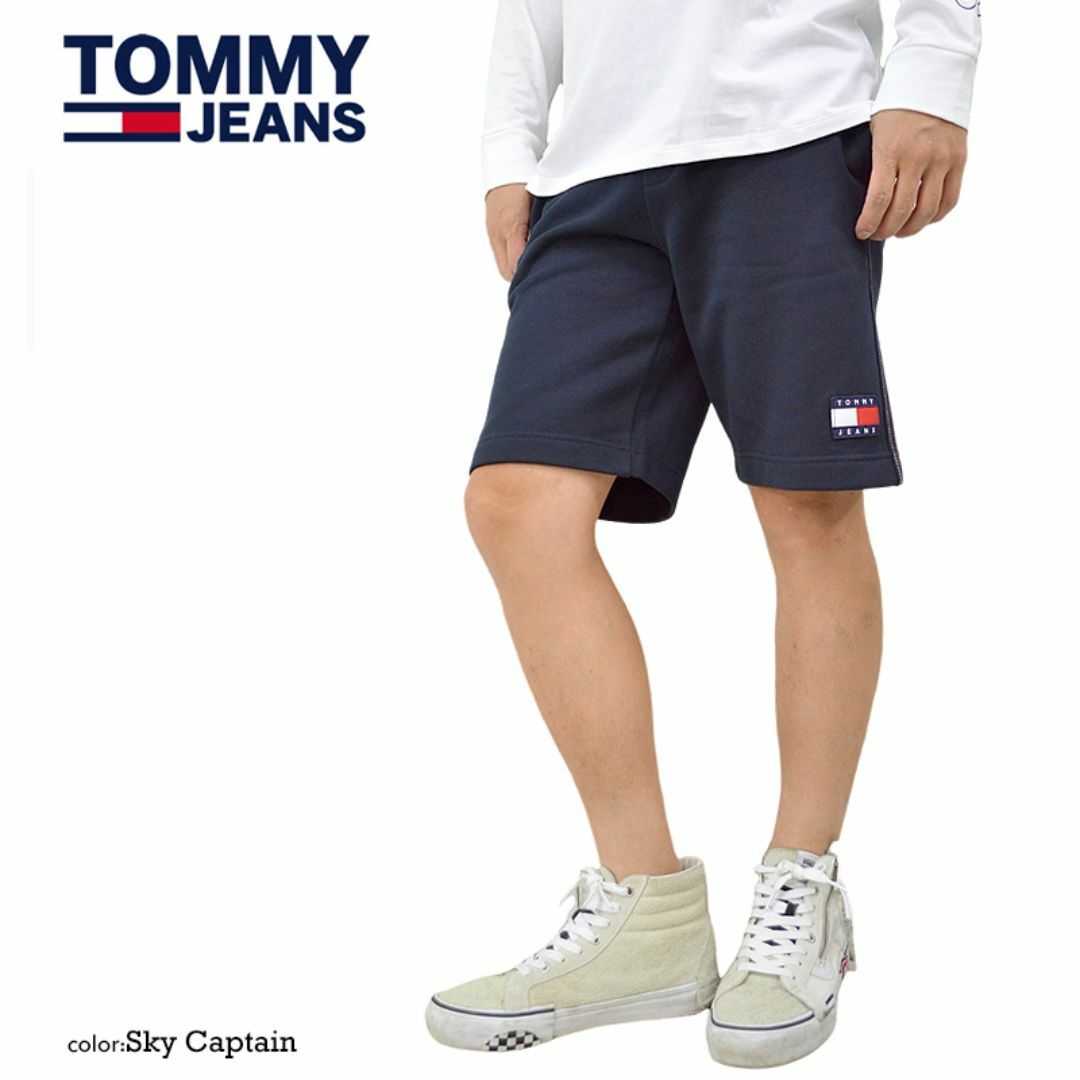 TOMMY JEANS(トミージーンズ)の海外限定 TOMMY JEANS ショートパンツ 短パン 裏起毛 S メンズのパンツ(ショートパンツ)の商品写真