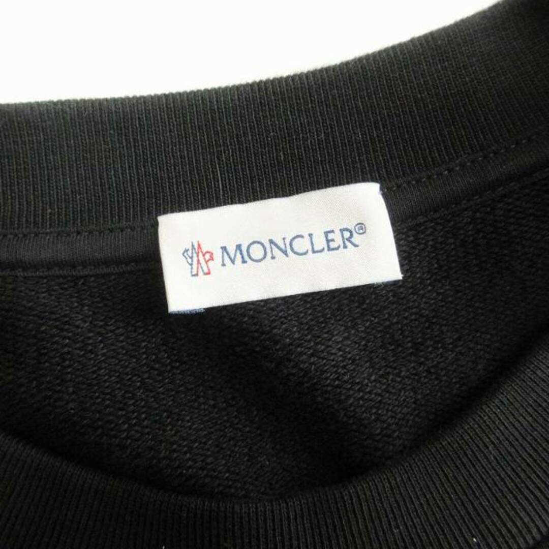 MONCLER(モンクレール)のモンクレール 22AW スウェット トレーナー クルーネック 黒 M ★AA☆ メンズのトップス(その他)の商品写真