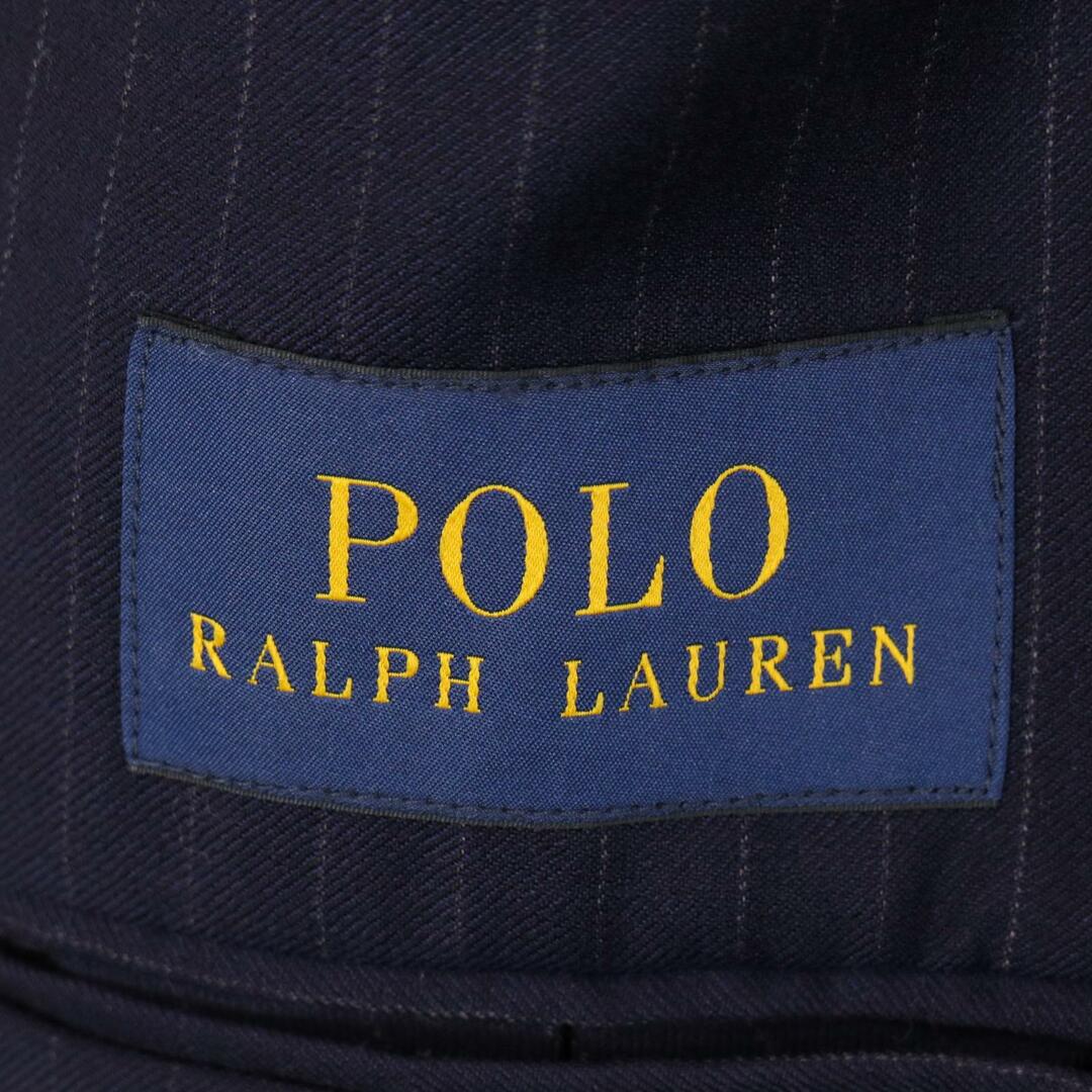 POLO RALPH LAUREN(ポロラルフローレン)のポロ ラルフローレン ﾈｲﾋﾞｰ ｳｰﾙ ｽﾄﾗｲﾌﾟ ｻｲﾄﾞﾍﾞﾝﾂ 2Bｼﾞｬｹｯﾄ L メンズのジャケット/アウター(その他)の商品写真