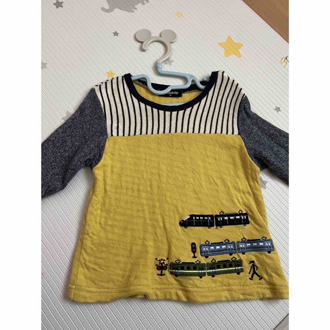 kladskap(クレードスコープ)のkladskap 電車　トレーナー キッズ/ベビー/マタニティのキッズ服男の子用(90cm~)(Tシャツ/カットソー)の商品写真