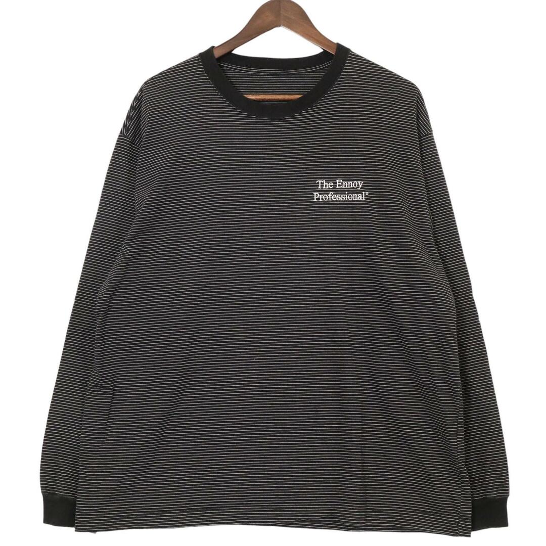 エンノイ 21AW ﾎﾞｰﾀﾞｰ長袖Tｼｬﾂ L メンズのトップス(その他)の商品写真