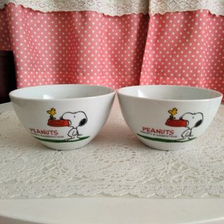 スヌーピー(SNOOPY)のスヌーピー　ボウル  セブンイレブン ノベルティ 2個セット(食器)