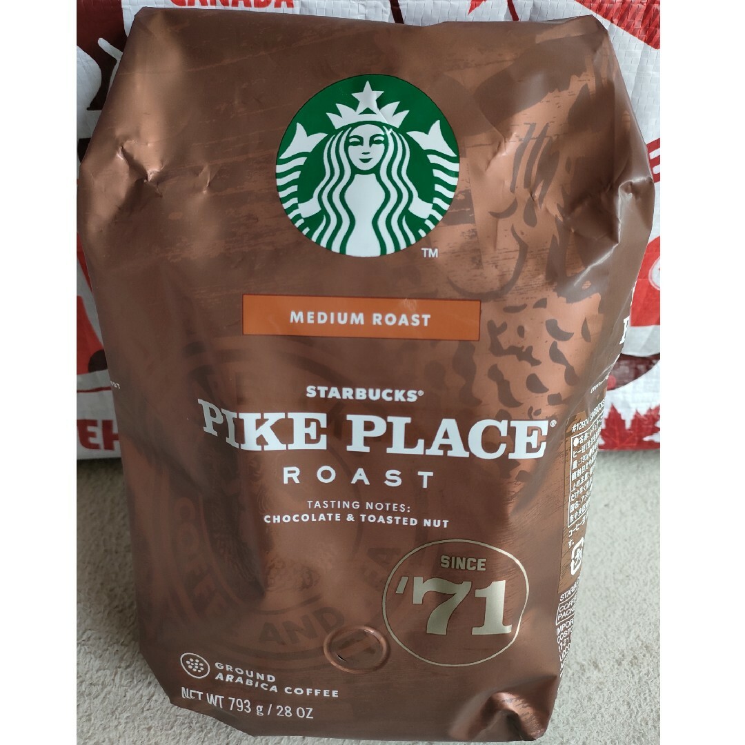 Starbucks Coffee(スターバックスコーヒー)のスターバックス パイクプレイスロースト (粉) 793g 食品/飲料/酒の飲料(コーヒー)の商品写真