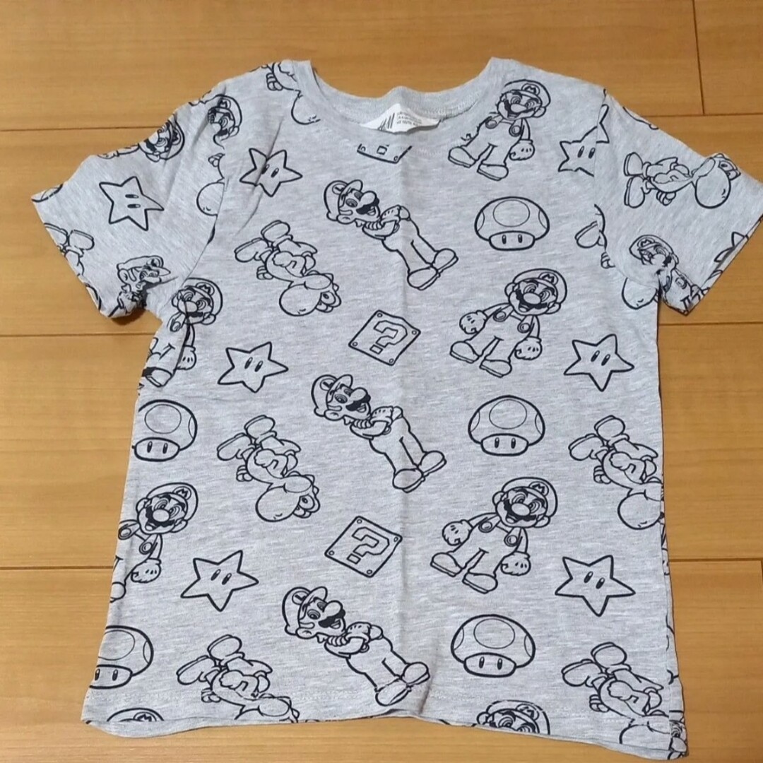 H&M(エイチアンドエム)のスーパーマリオ　Tシャツ　H&M Tシャツ 半袖Tシャツ キッズ/ベビー/マタニティのキッズ服男の子用(90cm~)(Tシャツ/カットソー)の商品写真