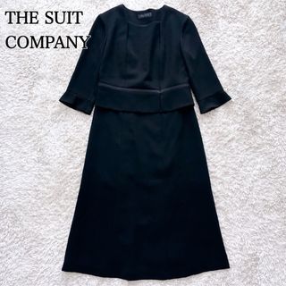 THE SUIT COMPANY - ザ・スーツカンパニー ブラックフォーマル ワンピース  ウォッシャブル ブラック