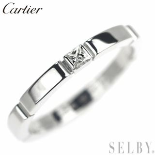 カルティエ(Cartier)のカルティエ K18WG ダイヤモンド リング マイヨンパンテール 56号(リング(指輪))